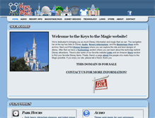 Tablet Screenshot of keystothemagic.com
